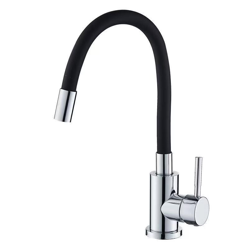 OEING Wall-Mounted Stainless Steel Swivel Faucet