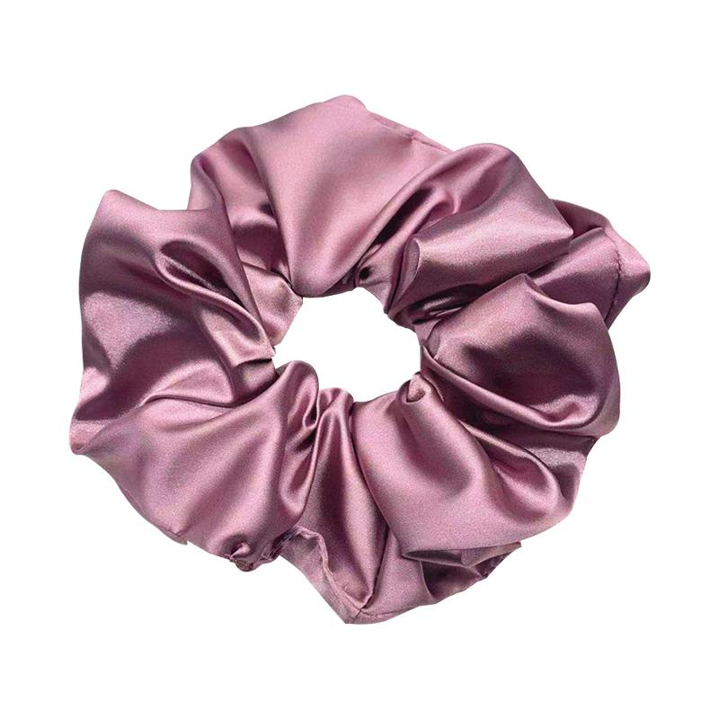Oversized Scrunchies Rubber Hair Ties Elastic Hair Bands Girs Ponytail Hairstyle Smooth Satin Hair Rings For Women Accessories