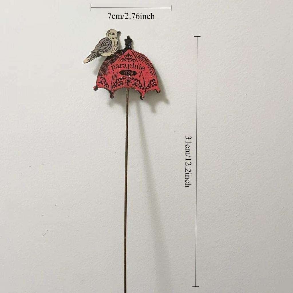 1Pc Outdoor Iron Old Animal Flower Vase, Used for Outdoor Garden Patio Background Wall Home Decoration Ornaments