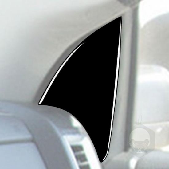 Glossy Piano Black Side A-pillar Panel Cover Trim For RAM 1500 2500 3500 2013-18