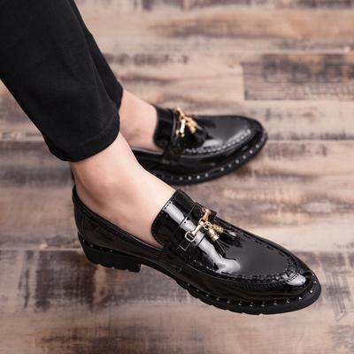 Marque de Luxe Mode Chaussures habillées pour hommes Classique Homme Bout Pointu Chaussures Habillées Chaussures de Fête de Mariage en Cuir pour Hommes Oxfords Chaussures Formelles p4