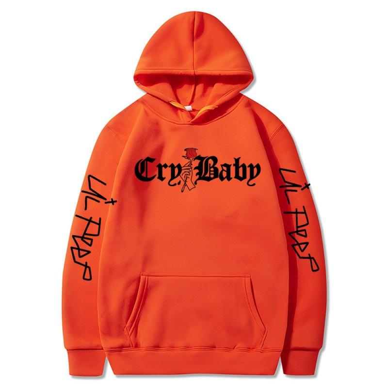 Men Hoodies 2021 Lil.Peep Rose Cry Baby Hoodie