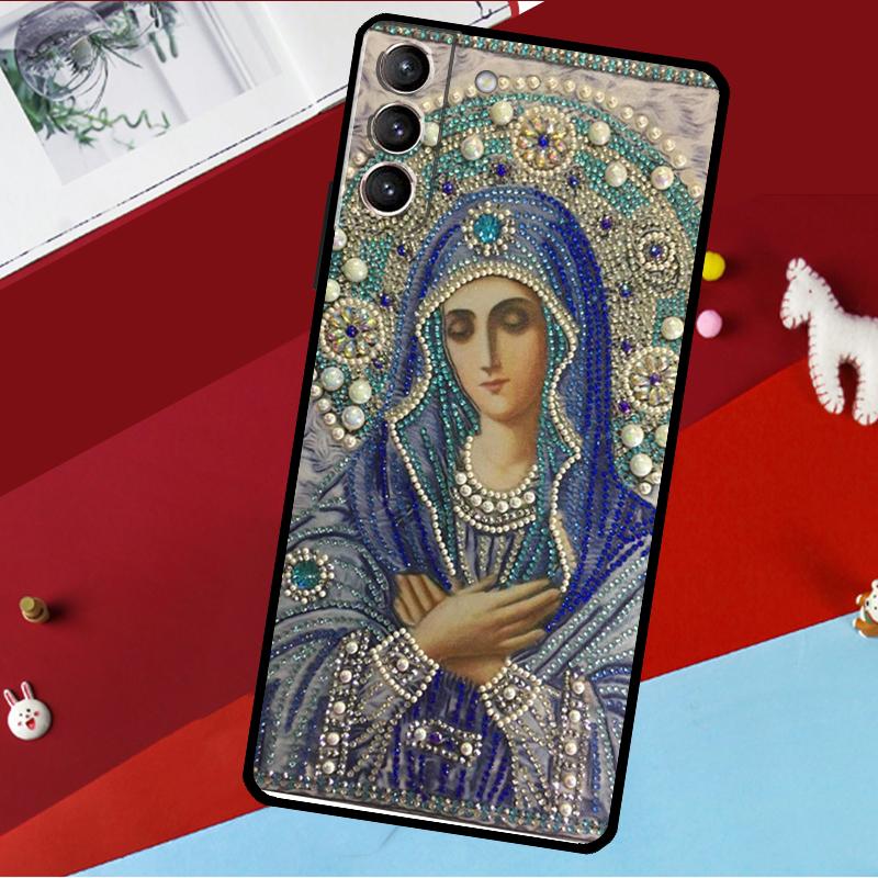 Virgin De Guadalupe Virgen Mary Funda For Samsung Galaxy S26 S25 S24 S21 S22 S20 Ultra S9 S10 Plus S23 FE S25 FE Phone Case