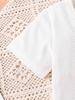 Summer Casual White T-Shirt for Girls with Daisy Print Suspenders Short Sleeve Fashion Comfortable Kids Set