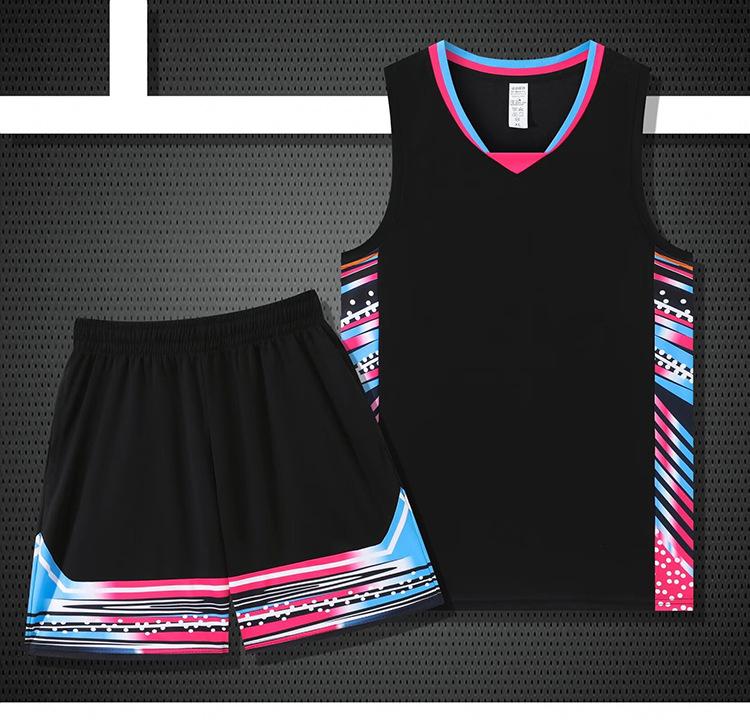 

Basketball Uniform College Student Ball Uniform Breathable Men S Suit Adult Customized Game Team Uniform System Youth Training Uniform Vest Summer 6XL чорний