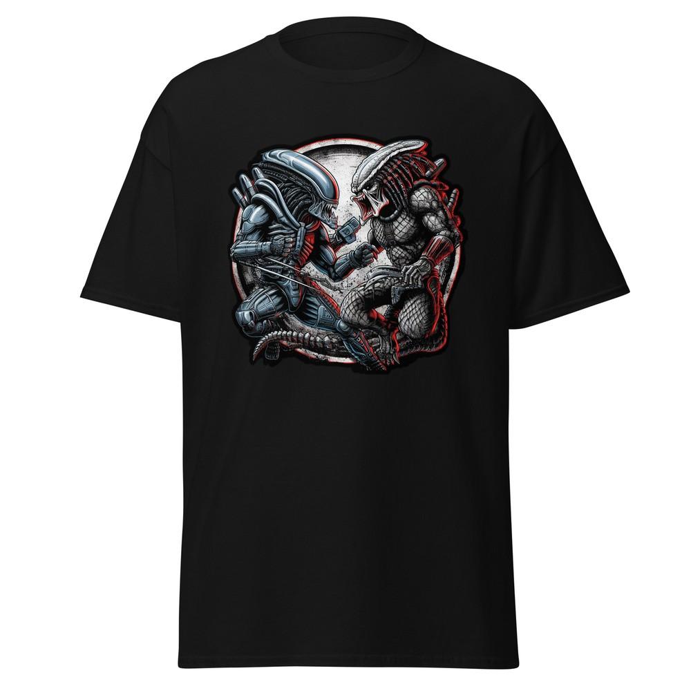 

Alien vs. Predator T-ShirtIntergalactic Showdown Apparel Unisex T-Shirt XXL