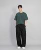 Seinteukeulu R-Neck Plain Short Sleeve Tee Brs-826 Dark Green
