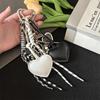 Miu Style Bag Charm: Korean Braided Rope Keychain for Backpacks & DIY Accessories