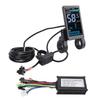  Ebikes Controller, 36V 48V 250W 350W Aluminum Alloy Brushless Motor Controller 3 Mode Control with LCD Display for Electric Scooter Bike 