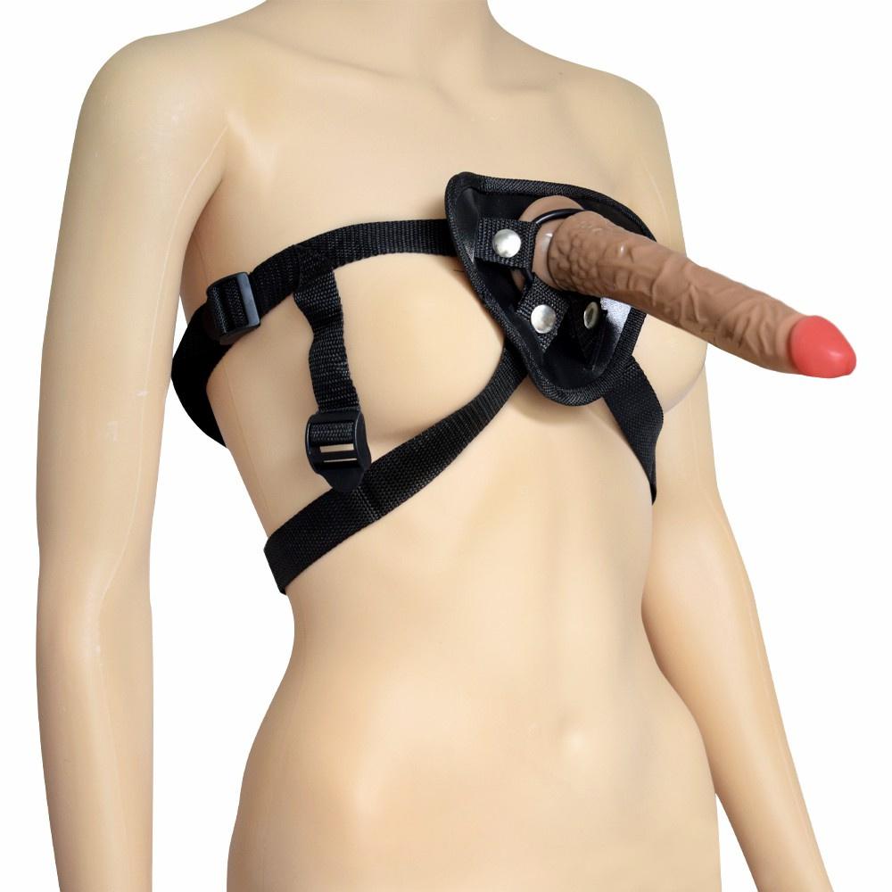 Wearable Dildo Sex Toys   Strap On Penis Realistic Penis Pegging Femdom Slave Anal Plug Suction Dick Fourth Love