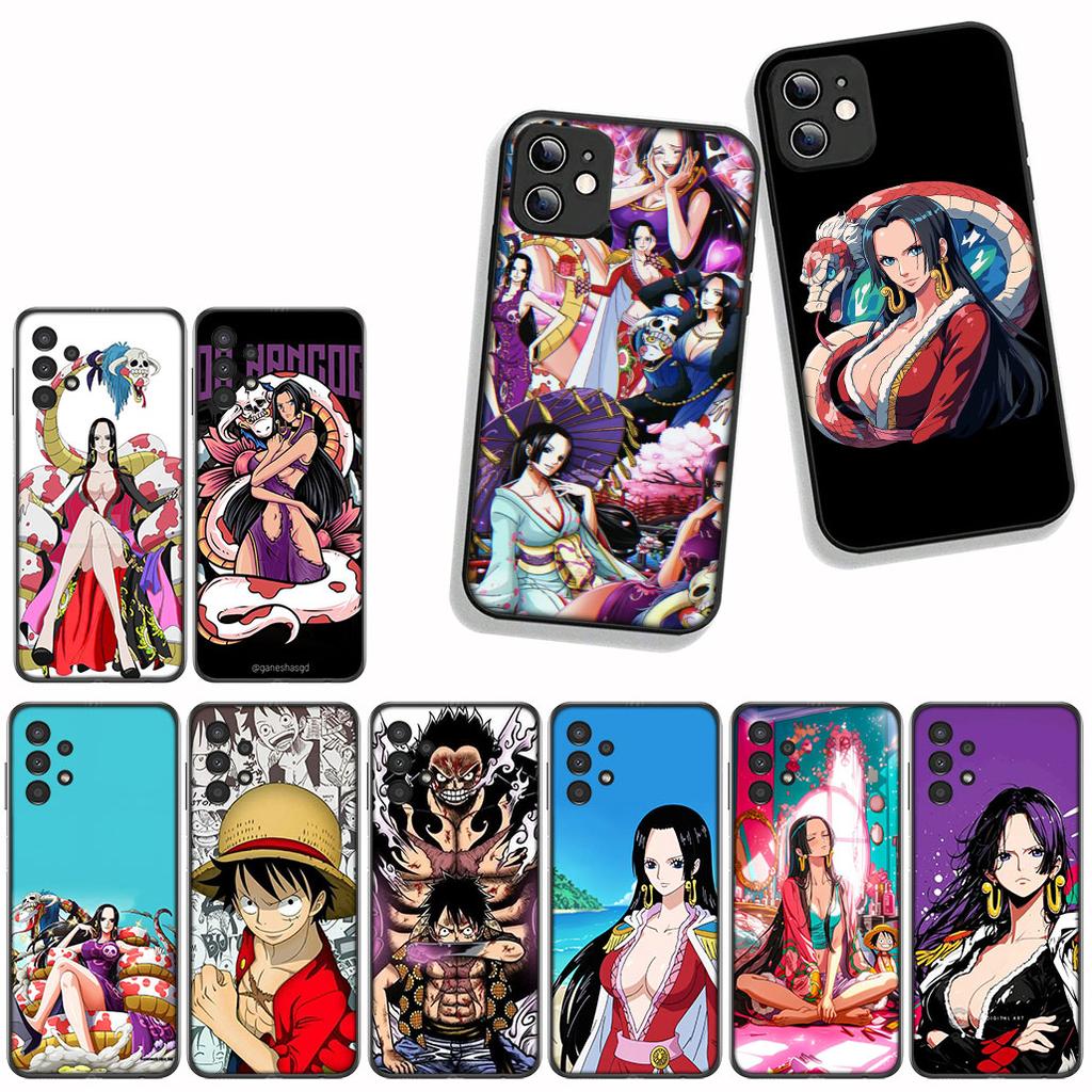 for Xiaomi Redmi Note 14 12 13 ProPlus A3 Pro Plus 12C 13C 14C 5G Phone Cover Case Luffy Boa Hancock ONE PIECE