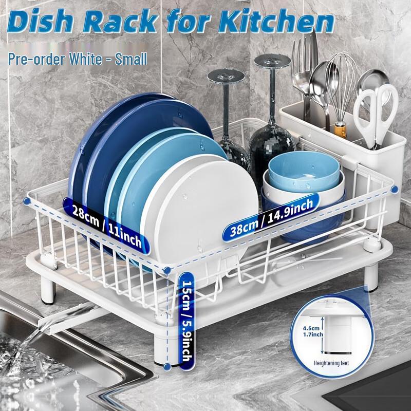 Multi-functional Kitchen Sink Dish Drying Rack