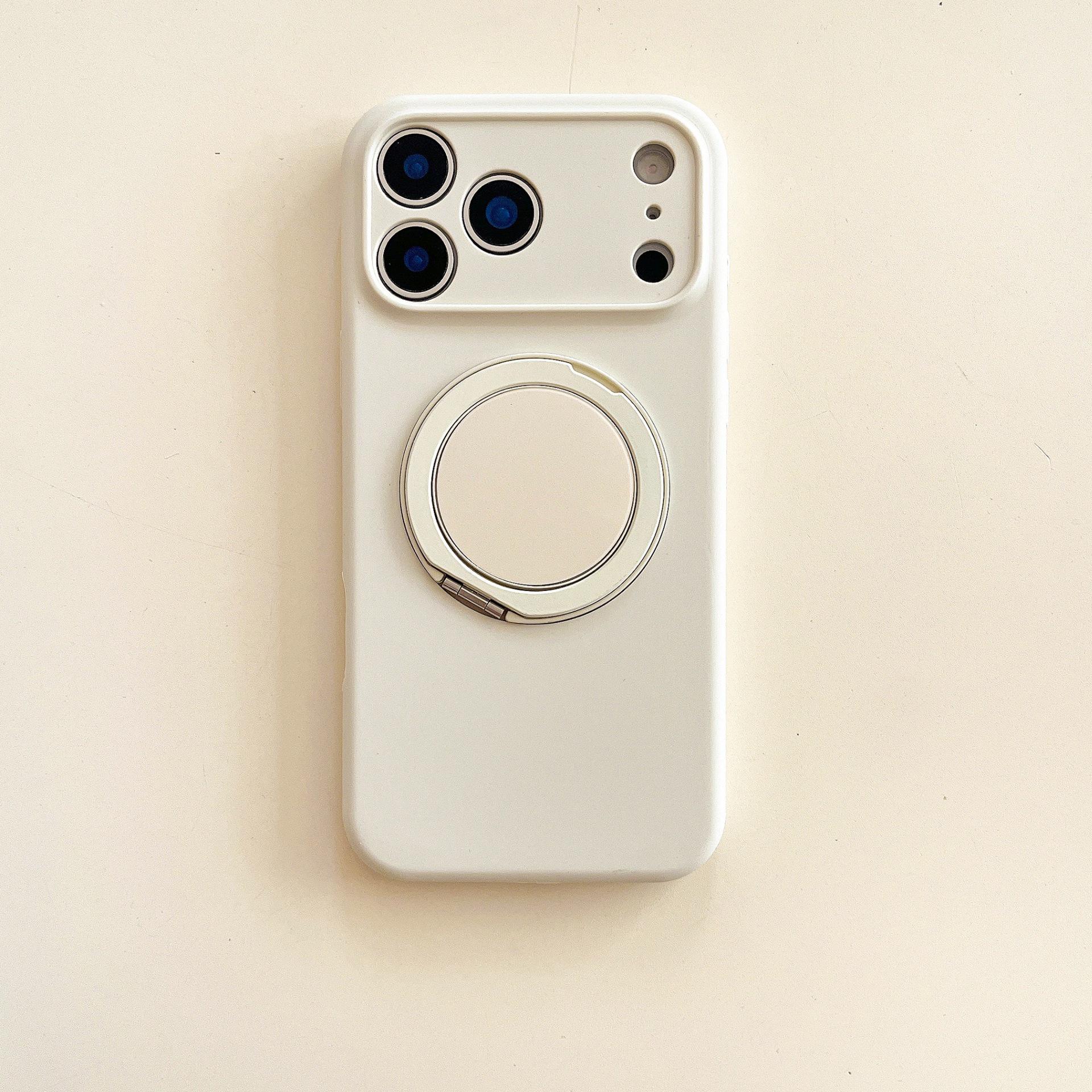 

360° Rotating Liquid Silicone Case for Apple 16/17 Pro/15, Full Coverage & Drop Protection iPhone 16