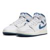 Air Jordan 1 Mid SE GS Industrial Blue Kids Sneakers White Sail FN7432-141
