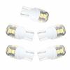 5 Pieces 10SMD 1210 194 168 192 W5w SMD Dome Index Car LED Lamp Bulbs Wedge White Light DC12V Auto Signal Stop Light