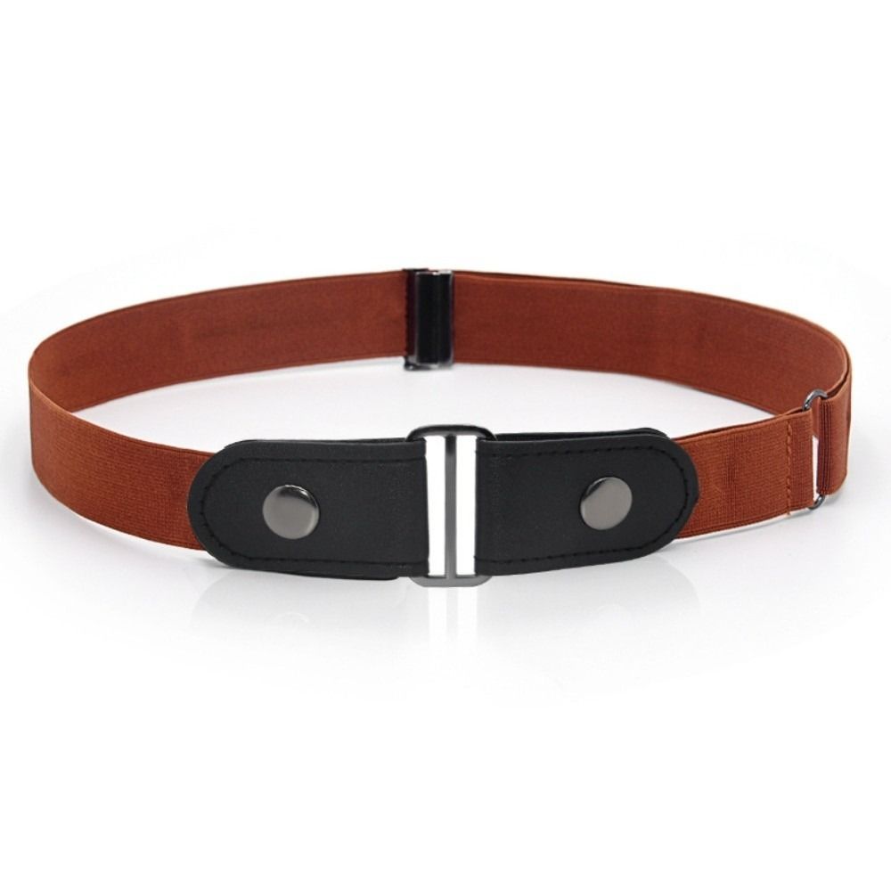 Unisex Elastic Belt for Women Invisible Belt Without Buckle New Lazy Person's Belt