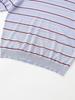European Style Women's Striped Round Neck Short-Sleeve Top - Spring 2026 Collection (Picture Color)