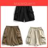 Hanlu Japanese Mens Cargo Shorts With Large Pockets For Outdoor Casual Summer Wear