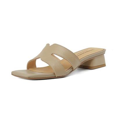 Schaffell Pantoletten Peep Toe Low Heels Sommerschuhe Rom Bürodame Silber Farbe Gold Farbe Damen Sandalen