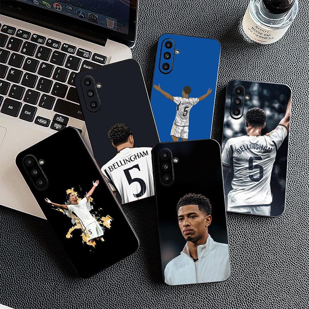 Soccer No 5 Star Football No5 Cover for Samsung Galaxy S22 S21 S20 FE Ultra Plus A07 A15 A16 A17 A25 A37 A57 + Coque Phone Case