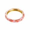 Chinese Style Vintage Cloisonne Bangle Traditional Glazed Bangle Women's Hand Bracelet  Girls