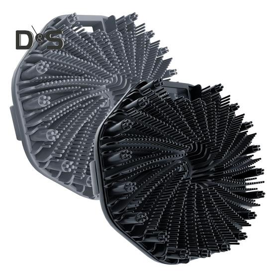 

2шт силиконовая щетка для ванны с мягкой щетиной, массажная очищающая щетка для тела, противоскользящая ручка, щетка для тела