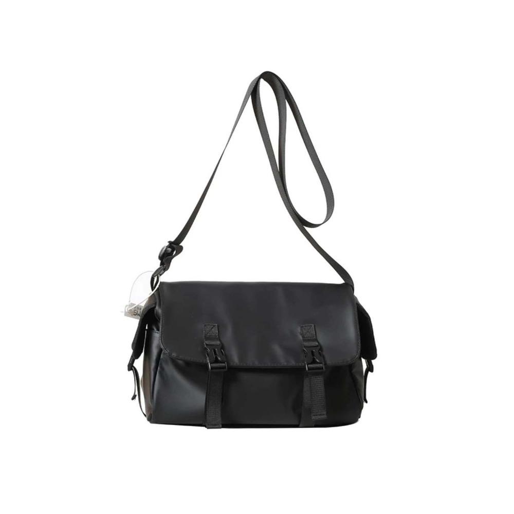 

Однотонная сумка из нейлона в корейском стиле, сумка через плечо, простая сумка на плечо, крутая сумка-мессенджер, спорт S