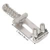 6PCS Silver Guitar Bridge Saddles 10.5mm Width Bridge Saddle Replacement  For Guitar