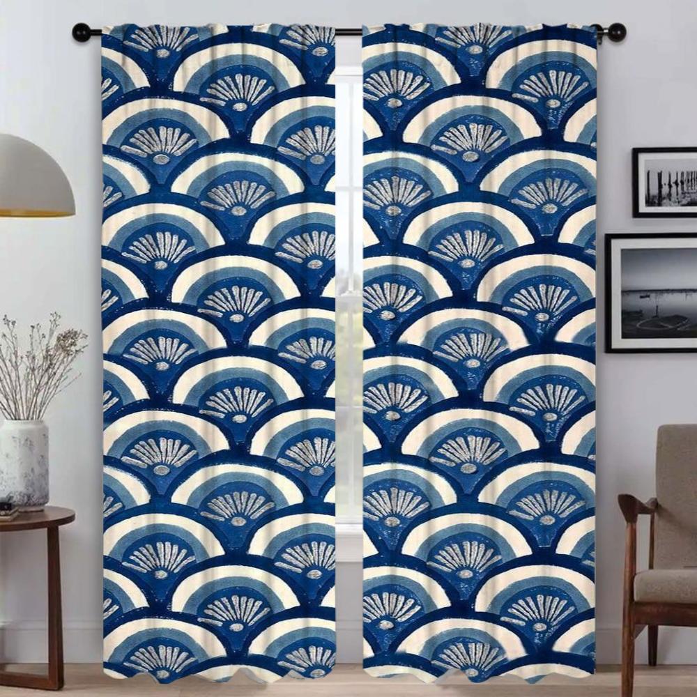 

Окрашенные дизайнерские затемняющие шторы для комнаты, 2-х панельные шторы, детская комната, украшения на Хэллоуин, шторы для домашнего интерьера, шторы для гостиной W132xH274cmx2pcs-CL