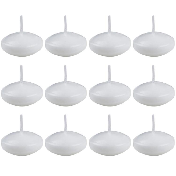 White SoyWax Floating Candle SoyWax Candle for Home Ambiances for Event Centerpieces and Bathroom Retreats