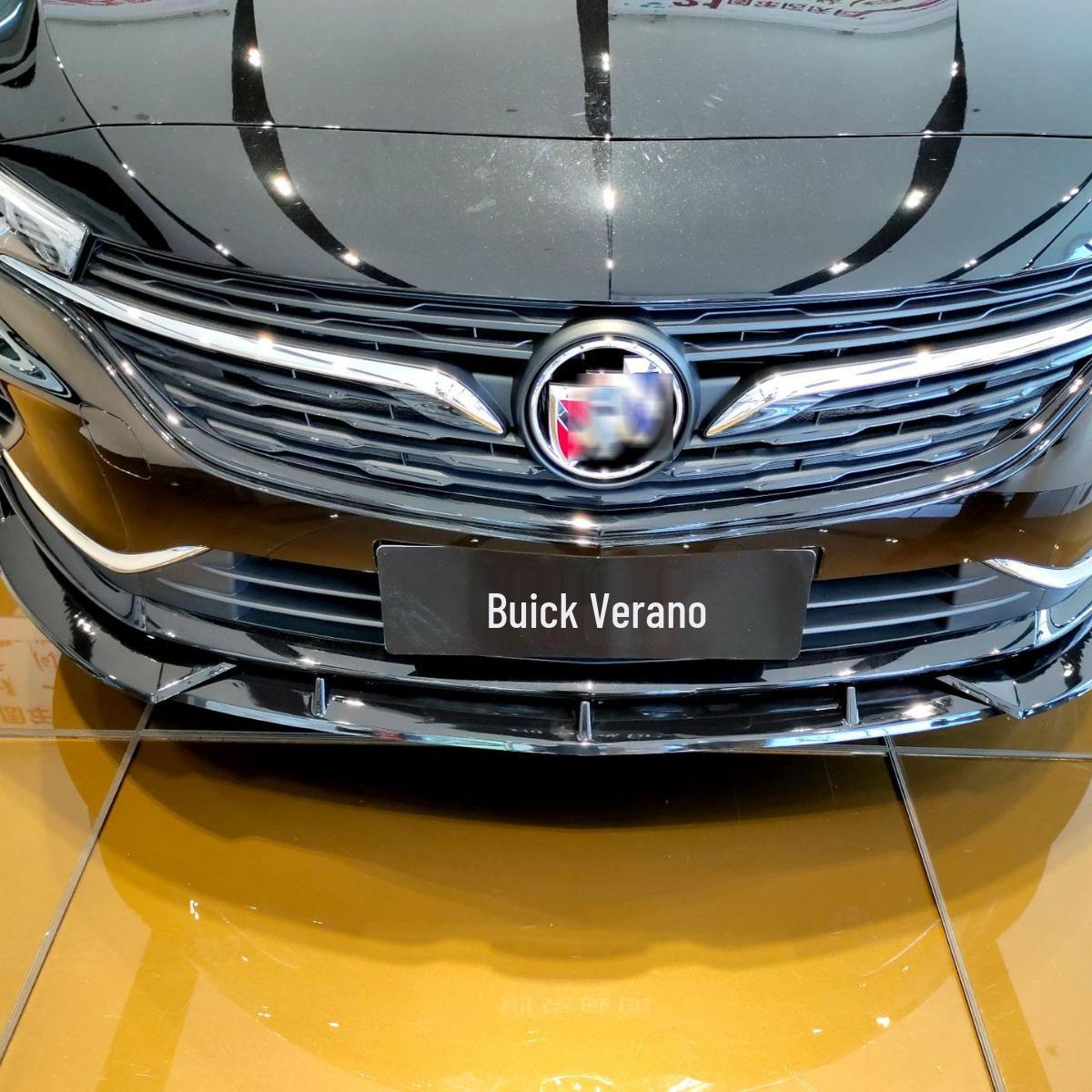 Комплект внешних аксессуаров для Buick Verano 2020 года: Передний сплиттер, Задний диффузор, Комплект обвеса Front Splitter [Matte Black]