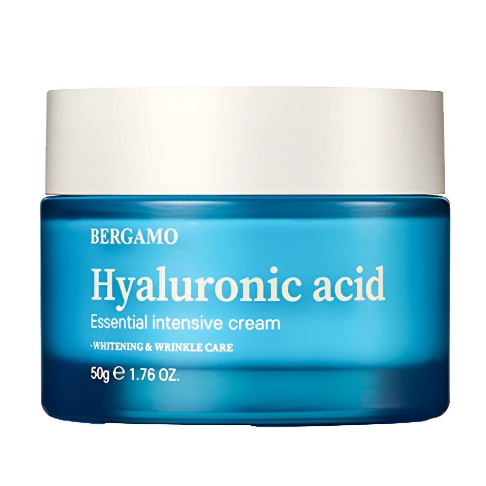 Bergamo Hyaluronic Acid Essential Intensive Moisture Cream Deep Hydrating Face Cream 50g