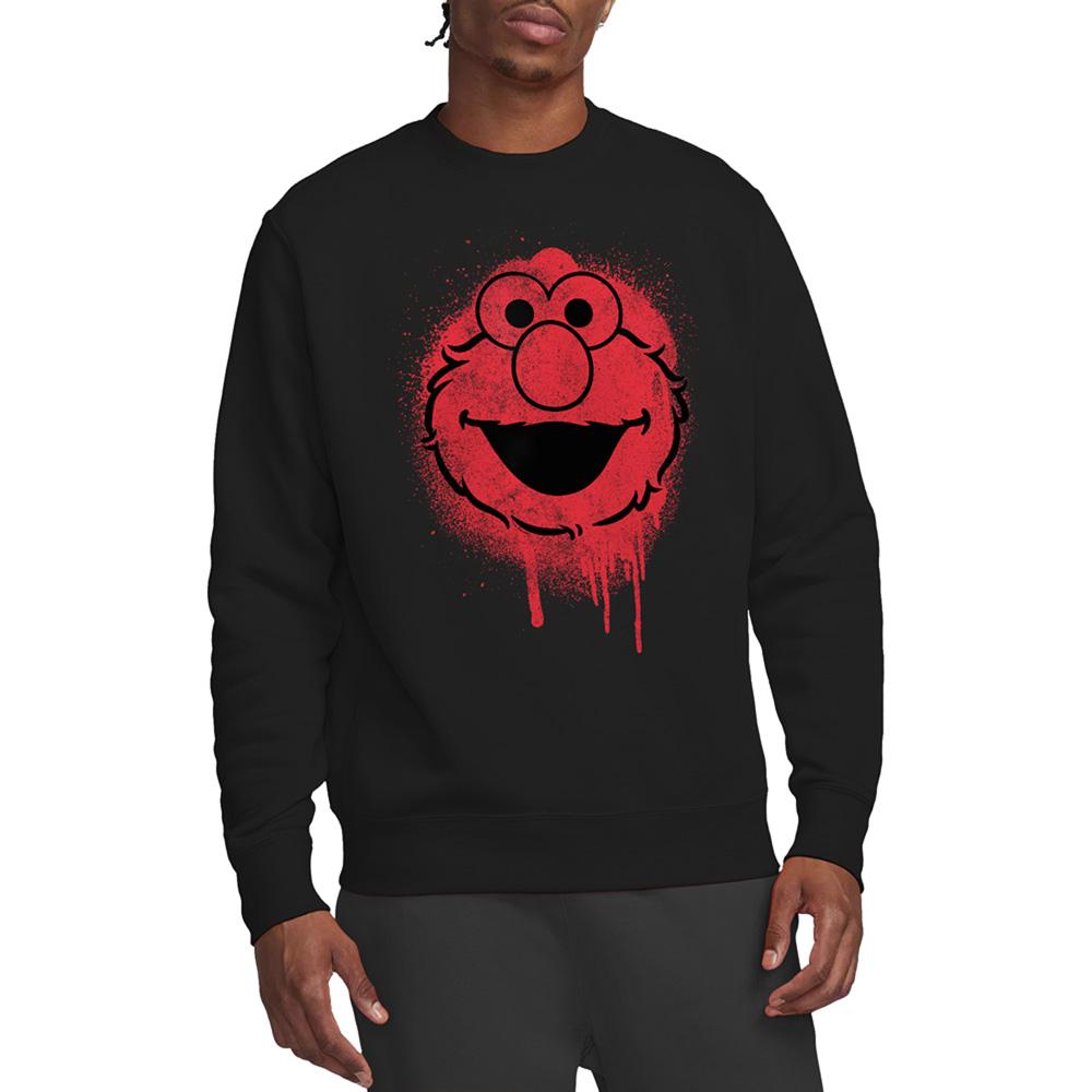 Sesame Street Unisex Adult Elmo Graffiti Sweatshirt