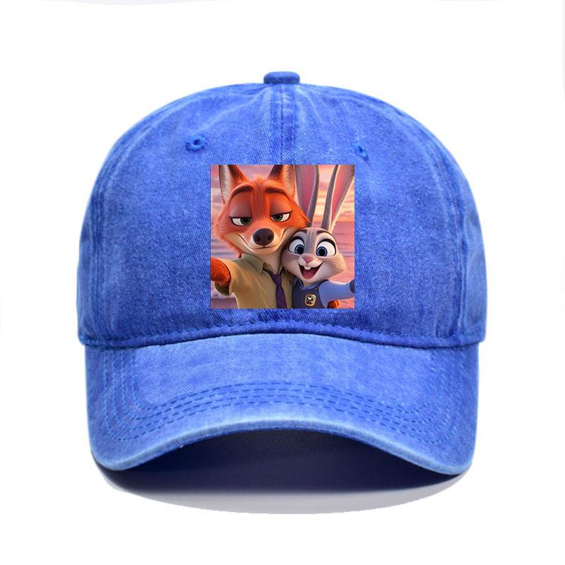 Cartoon Zootopia Three-toedSloth Baseball Cap Couple Women Print Trucker Hat Summer Casual Outdoor Dropshipping Baseball Caps