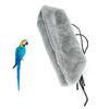Bird Corner Fleece Soft Warm Velveteen Bright Color Washable Durable Bird Bed Warmer for Parrot