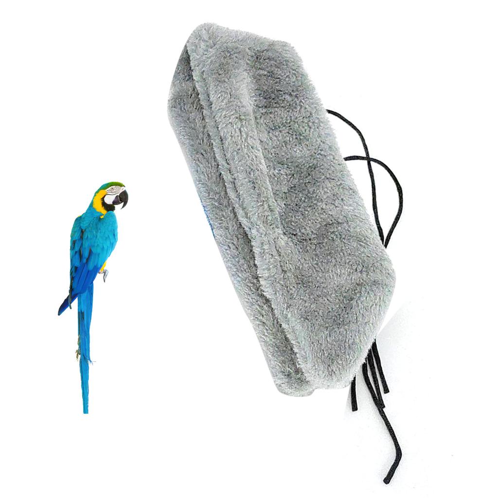 Bird Corner Fleece Soft Warm Velveteen Bright Color Washable Durable Bird Bed Warmer for Parrot
