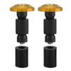 22mm 7/8" Handlebar Bar End Plug, Motorcycle Handlebar End Slider Plug Cap for Racing ATV Off-Road (Gold)