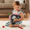 Relaxation Breathing Plush, Sleeping Animal Toy,Soft Light-Up Music Ass, Realistic Breathings Motion, Comfort Sleep Aid for Kids