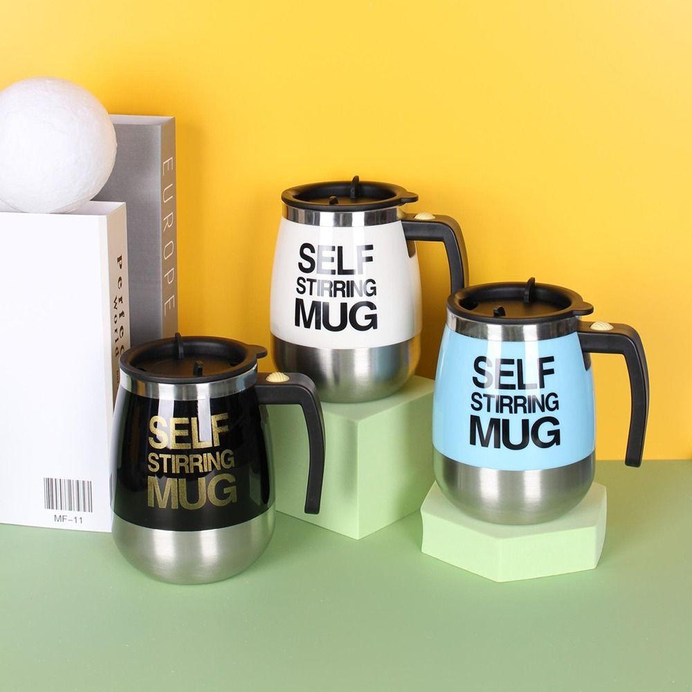 Stainless Steel Magnetic Mixing Mug Thermal Insulation Electric Smart Mixer Drinking Tool