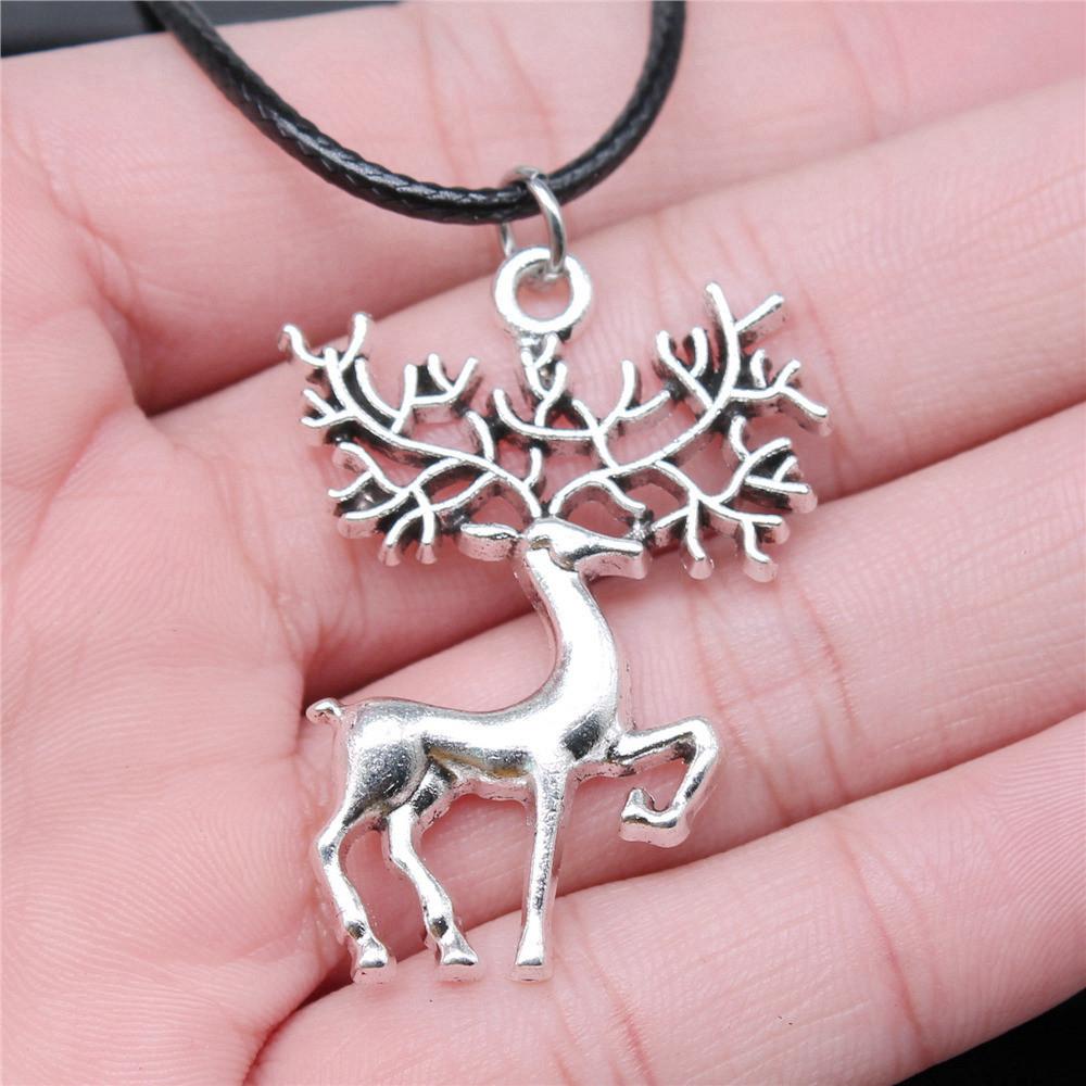Animal Necklace Leather Chain 45cm Male Jewelry Evening Personalized Decorations