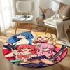 Customizable BOCCHI THE ROCK Round Non-Slip Carpet - Ideal for Garden, Picnic, Office, Perfect for Decoration, Suitable For All Seasons