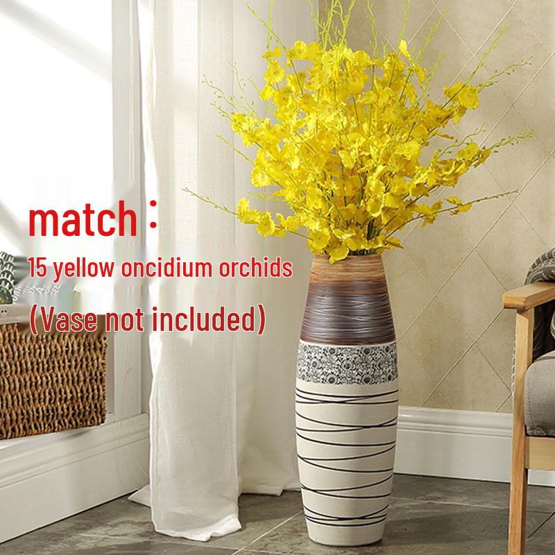 Large Modern Jingdezhen Ceramic Floor Vase for Flower Arrangements and Dried Flowers