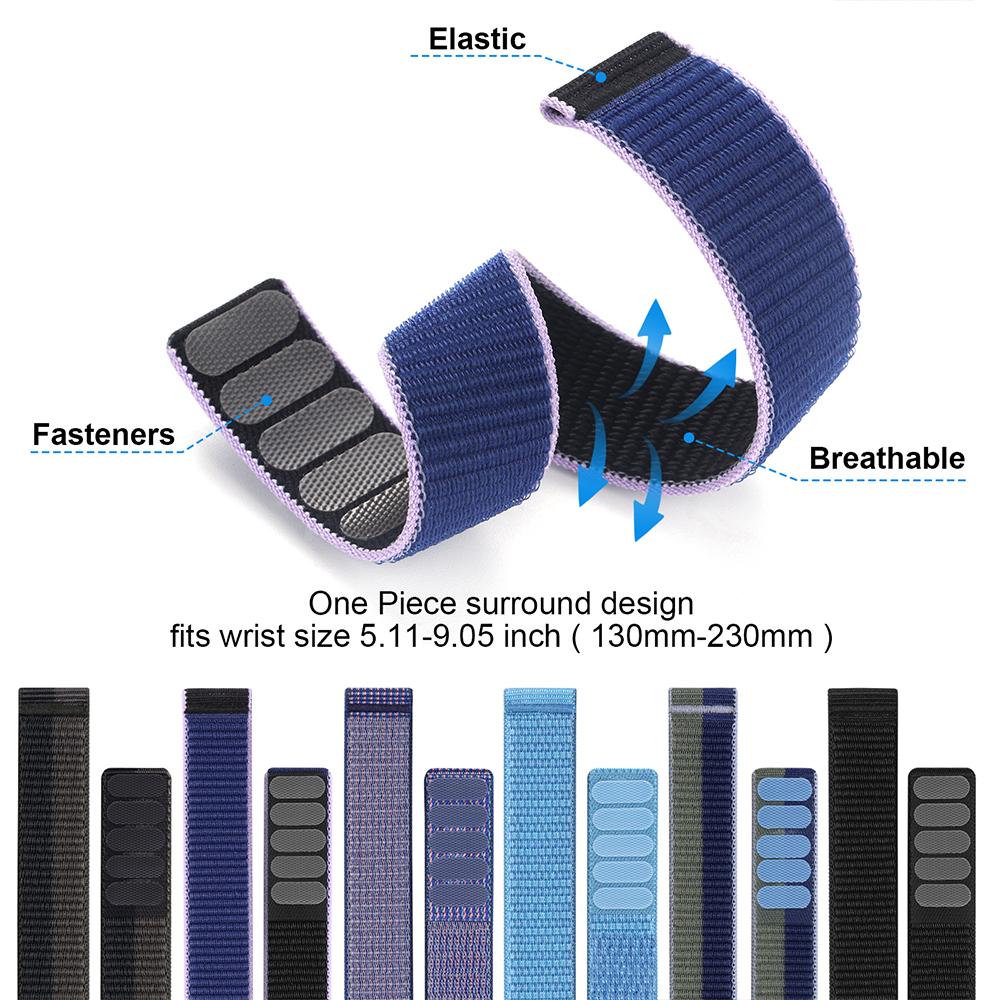 Hook Loop Nylon Watchbands Strap For Garmin Enduro 3 2 Watch Bracelet For Garmin Fenix 8 E 5X 6X 6 Pro 7X Epix Pro 935 Wristband