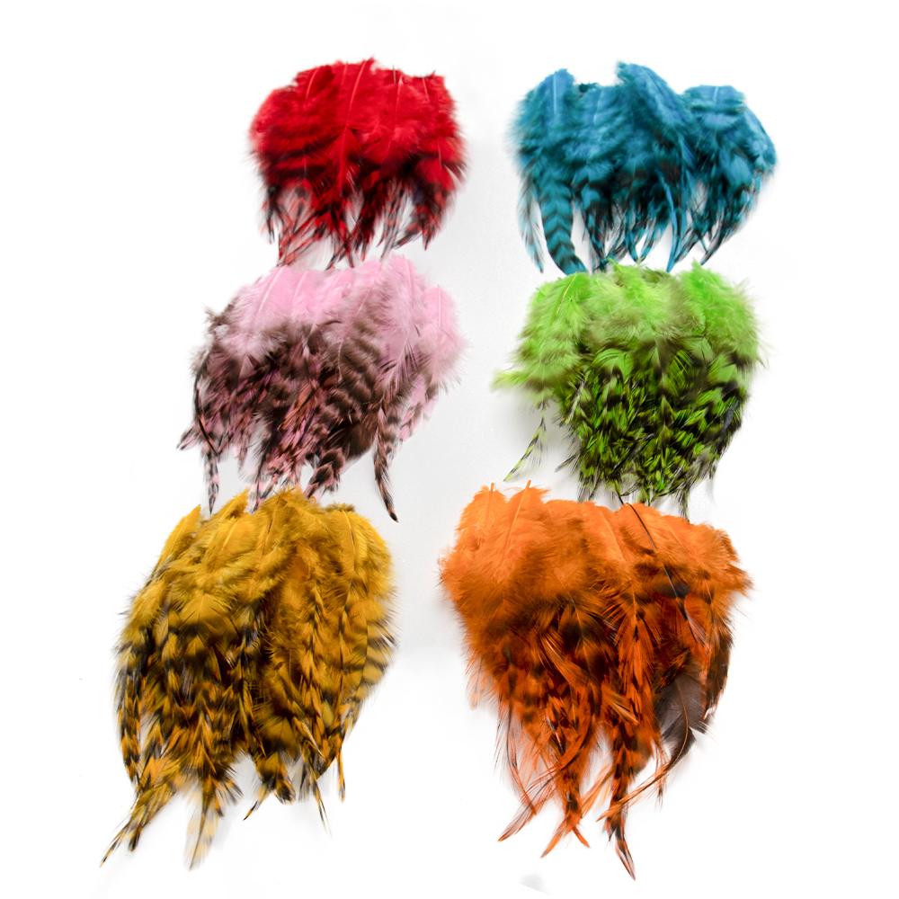 10-15cm Gefärbte Hühnerfedern Natürliche Fasanenfedern für Party DIY Schmuck Handwerk Federn Handwerk Dekoration Großhändler