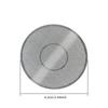 Ensemble de 3 Réseaux de Distribution d'Eau Filtre Passoire en Acier Inoxydable pour Machine à Café Disque Filtre à Café pour Amateurs de Café