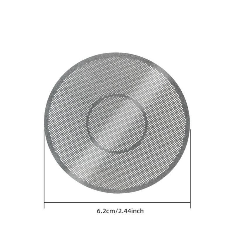 Ensemble de 3 Réseaux de Distribution d'Eau Filtre Passoire en Acier Inoxydable pour Machine à Café Disque Filtre à Café pour Amateurs de Café