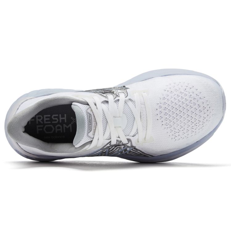 New Balance Women's Fresh Foam Vongo v5 Knit White Grey WVNGOGG5 Running Shoe