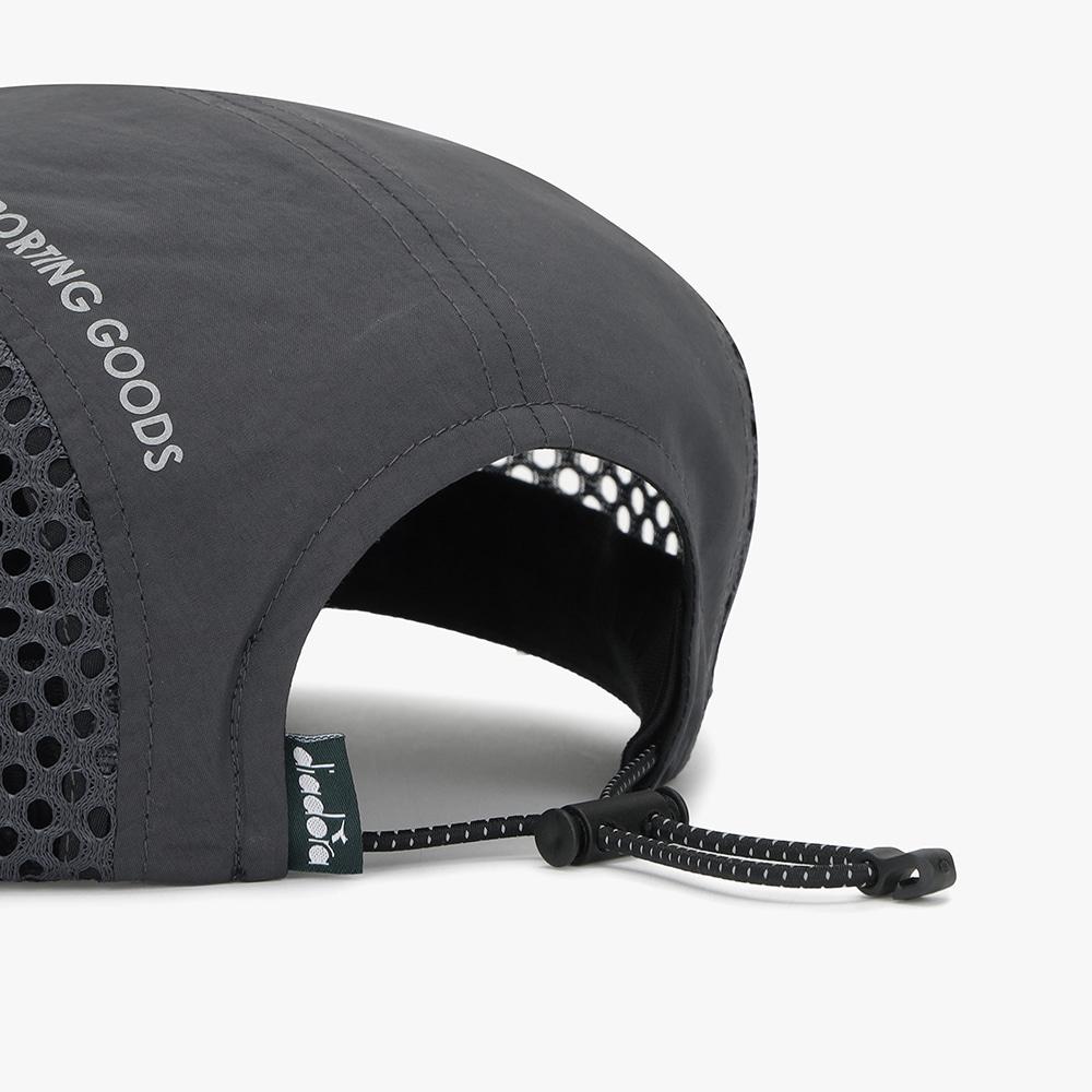 diadora Running Ball Cap Charcoal Grey