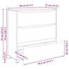 Storage Cabinet Black 80 x 31 x 81 cm Particleboard