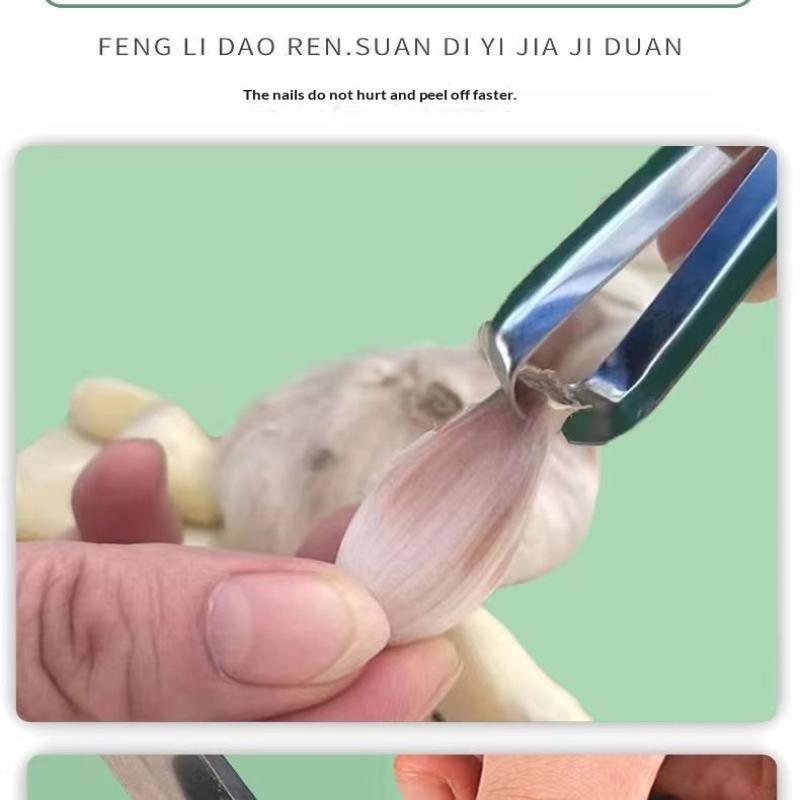 Stainless Steel Garlic Peeler Set Time Saving Peeling 5/10Pcs Reusable Kitchen Gadget for Thanksgiving Cooking Prep